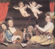 Gerrit van Honthorst The Concert (mk05) USA oil painting reproduction